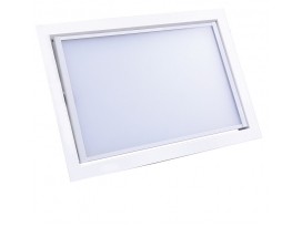 揚(yáng)州嵌入式LED會(huì)議平板柔光燈 手動(dòng)調(diào)節(jié)款面光燈